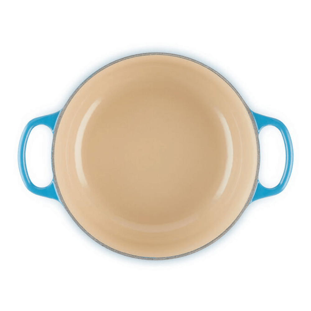 Panela Redonda Signature Azul Marseille Le Creuset - 20cm - Ela Decora