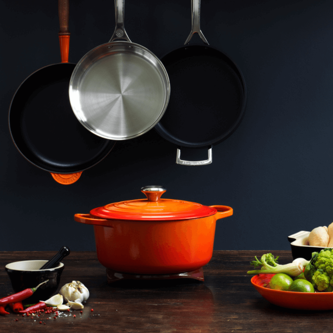 Panela Risotto Signature Laranja 30cm Le Creuset - Ela Decora