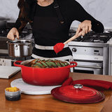 Panela Risotto Signature Vermelho 30cm Le Creuset - Ela Decora
