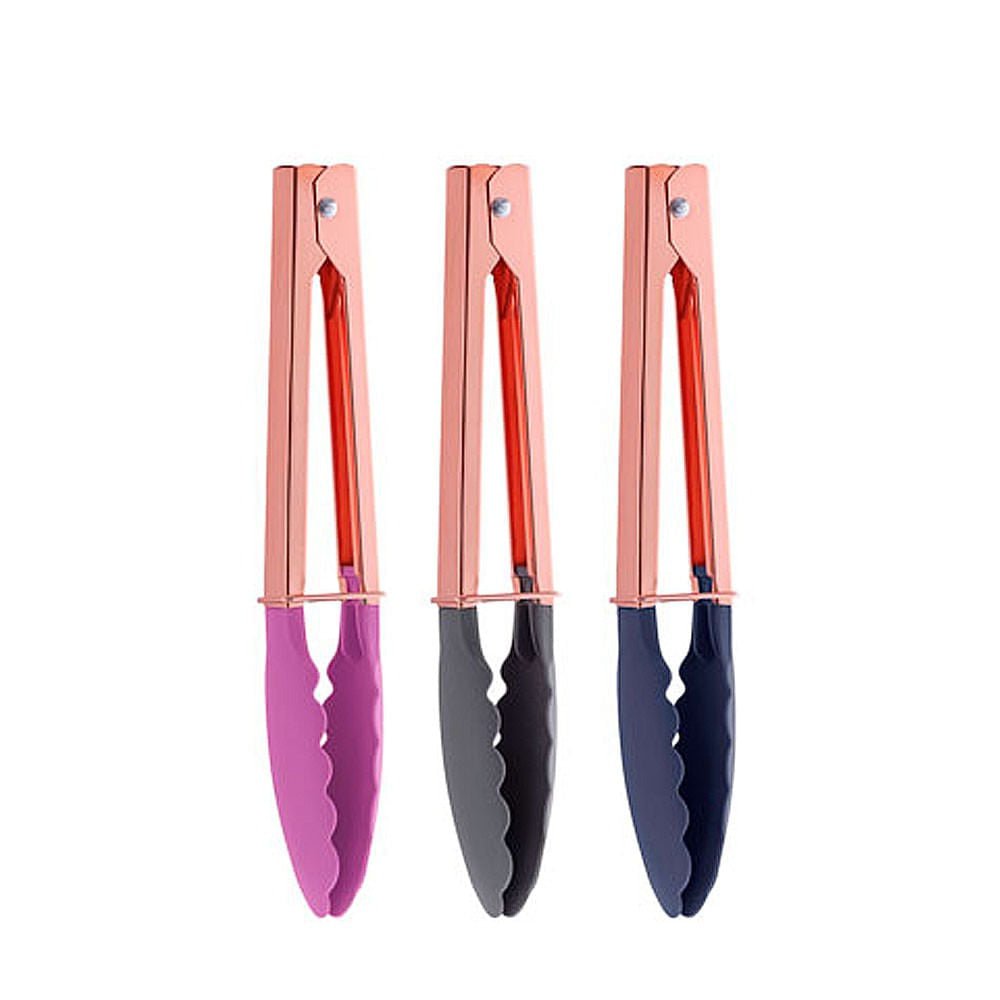 Pegador Universal Cabo Rose Gold Nylon Azul Marinho 23 cm - Ela Decora