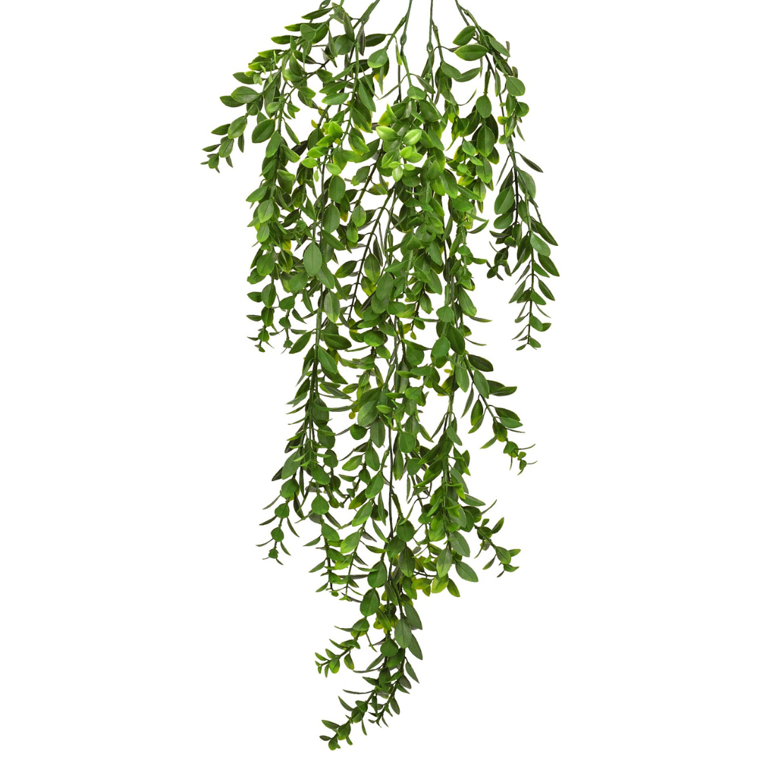 Pendente Folhas de Plástico Verde