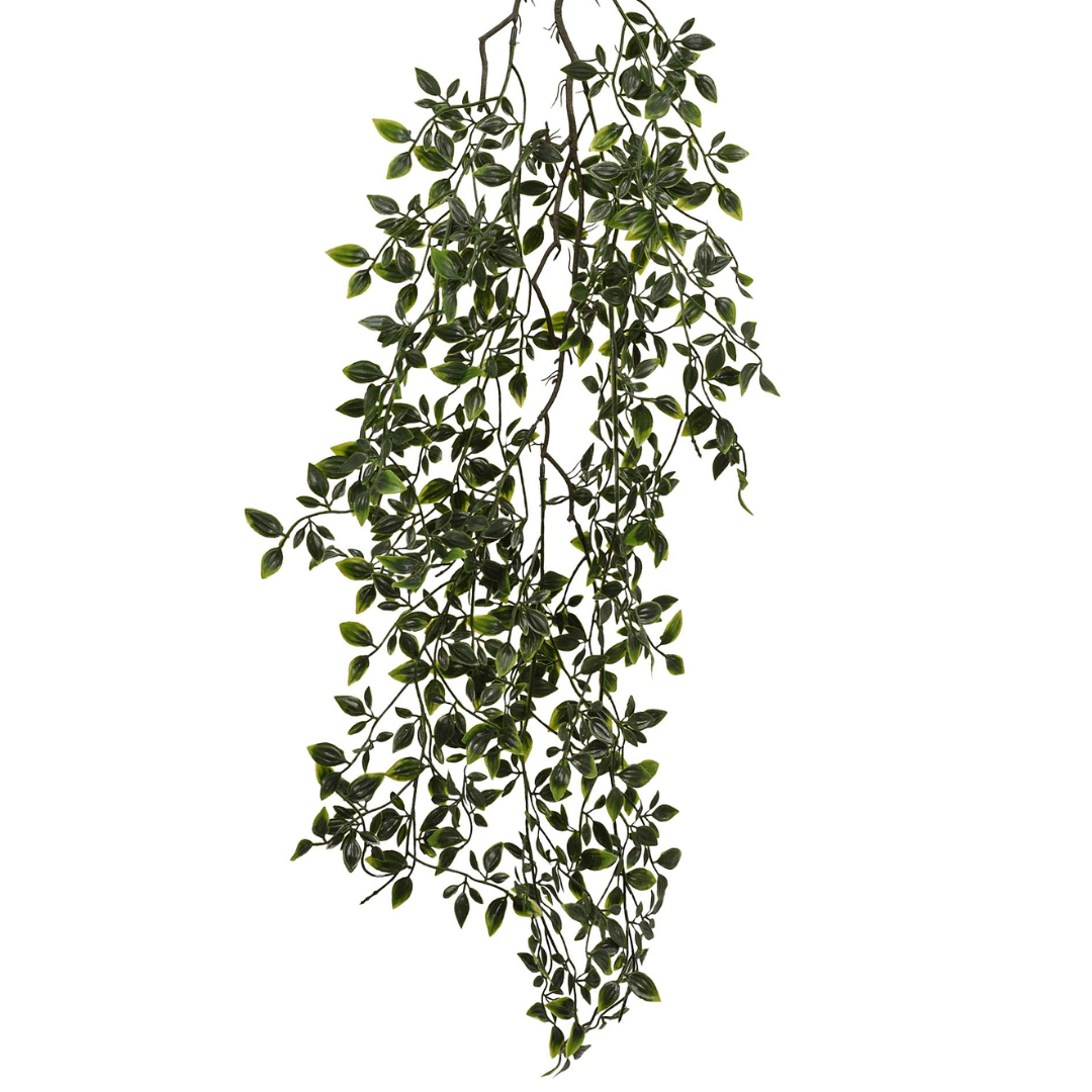 Pendente de Folhas Artificiais para Decorção Verde Escuro