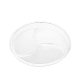 Petisqueira em Cristal de Chumbo Pearl 24cm - Ela Decora