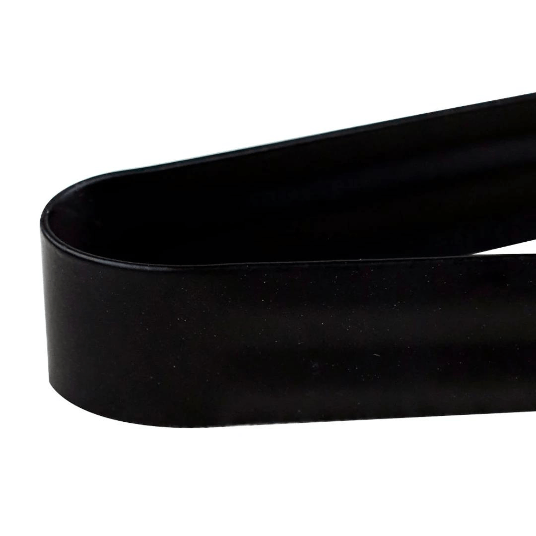 Pinça Pegador de Gelo em Aço Inox Preto 14,5cm x 2cm - Ela Decora