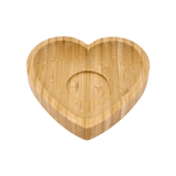 Píres Coração em Bambu 12,5cm - Ela Decora