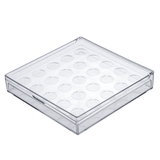 Porta 25 Cápsulas Nespresso Transparente com Tampa - Ela Decora