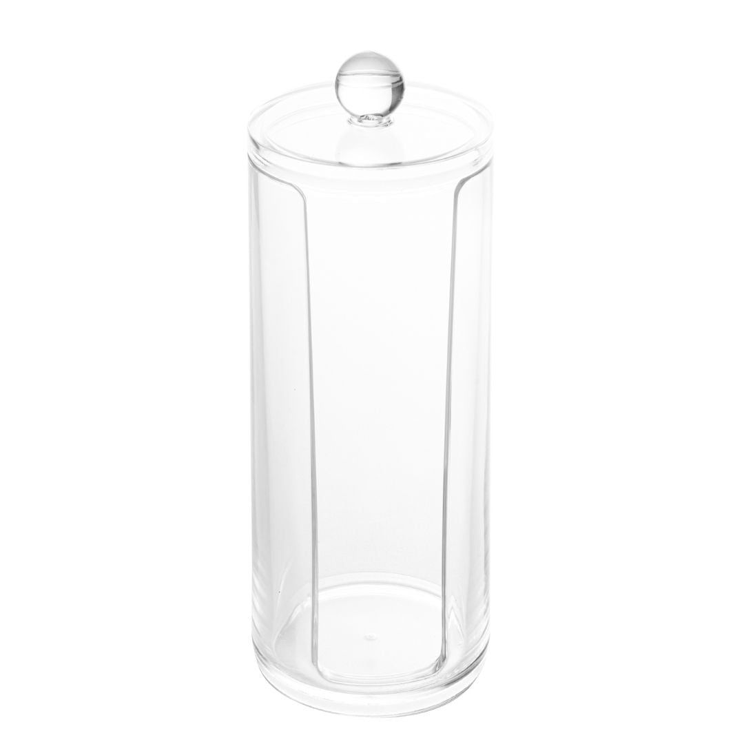 Porta Algodão de Acrilico 20cm - Ela Decora