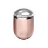 Porta Algodão de Polipropileno Belly Soft Rosa Nude Translucido - 8,5 cm - Ela Decora