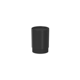 Porta Algodão e Cotonete Dorica Preto 10,7cm