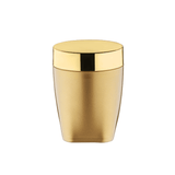 Porta Algodão e Cotonete Dourado 12cm - Ela Decora