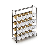 Porta Cápsulas de Café Nespresso Aço Preto - Ela Decora