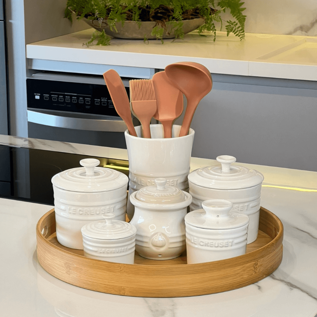 Porta Condimento Branco 800ml Le Creuset - Ela Decora