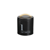 Porta Condimentos Metalla N1 preto 800ml - Ela Decora
