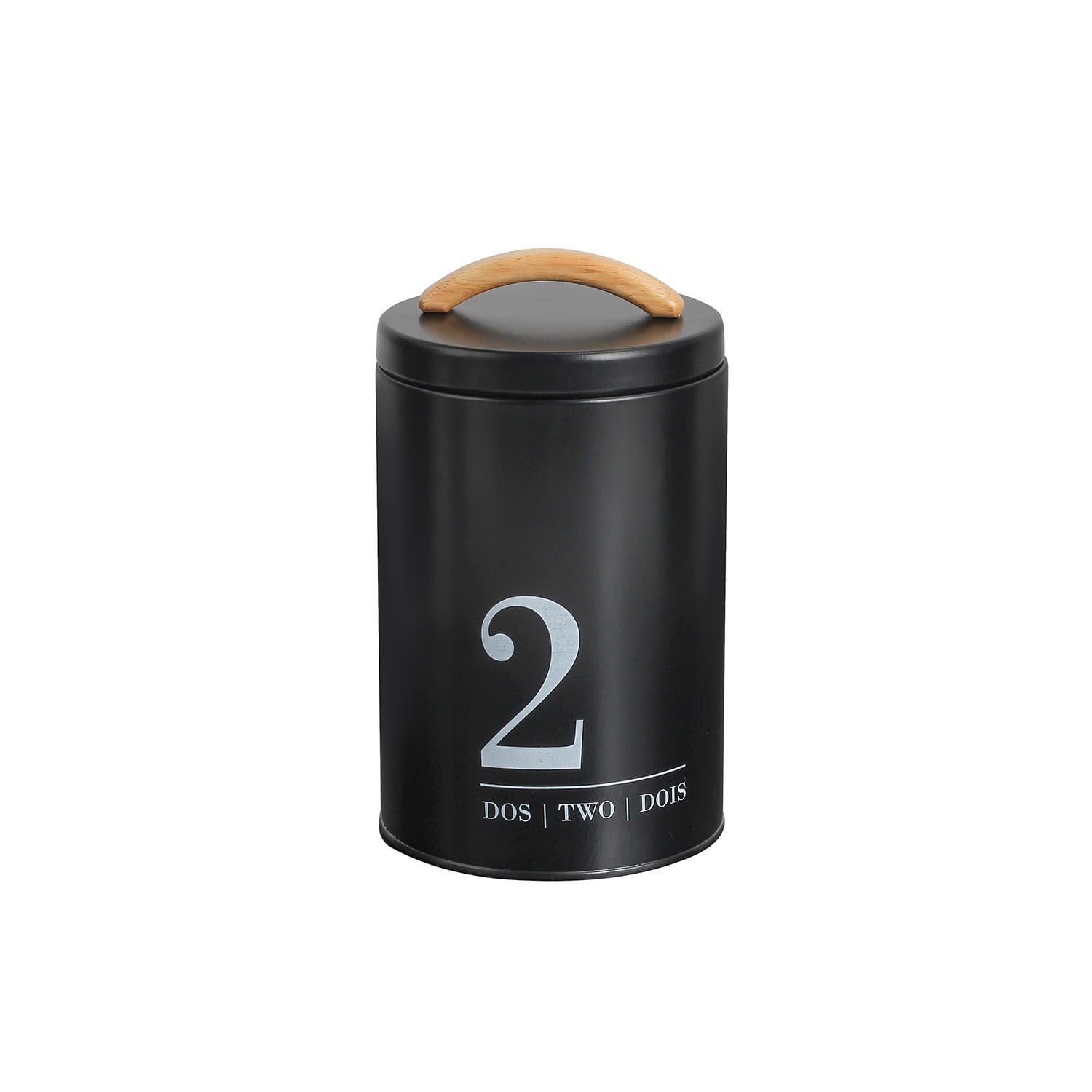 Porta Condimentos Metalla N2 Preto 1,3 Litros - Ela Decora