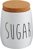 Porta Condimentos Oak Açucar Branco 850ml - Ela Decora