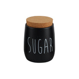 Porta Condimentos Oak Açucar Preto 850ml - Ela Decora