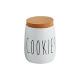 Porta Condimentos Oak Biscoitos Branco 850ml - Ela Decora