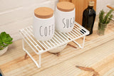 Porta Condimentos Oak Cafe Branco 850ml - Ela Decora