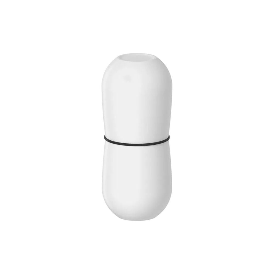 Porta Escova Belly Soft Branco 20cm - Ela Decora