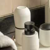 Porta Escova Belly Soft Branco 20cm - Ela Decora