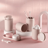 Porta Escova Bold Rosa Duna 20,5cm - Ela Decora
