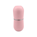 Porta Escova Cromo Belly Com Tampa Rosa Quartz - Ela Decora