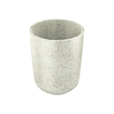 Porta Escova de Dente Cerâmica Branco Reativo Osaka - Ela Decora