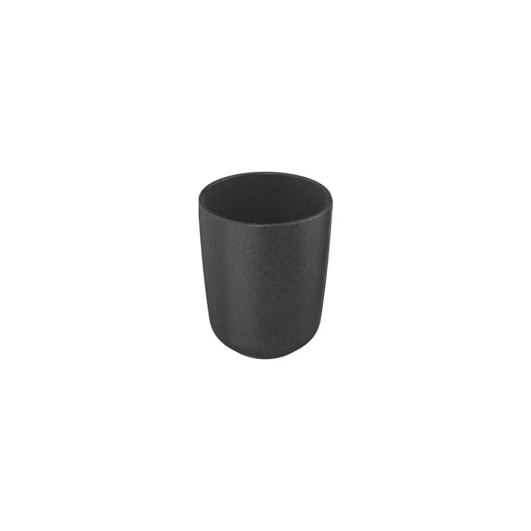Porta Escova de Dente Cerâmica Osaka Preto Marmorizado - Ela Decora