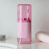 Porta Escova Dual Rosa Quartz - Ela Decora