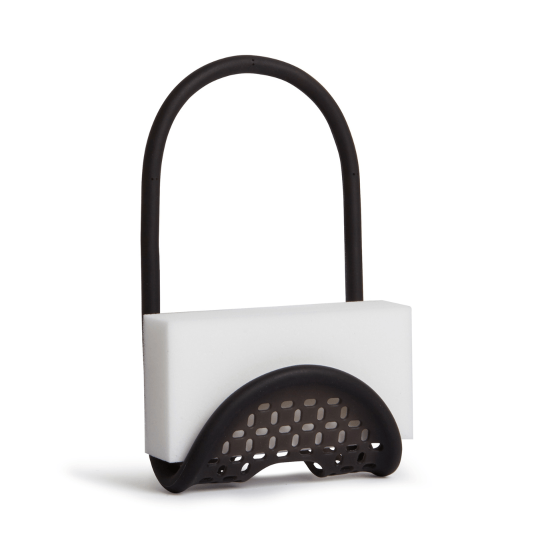 Porta Esponja de Pia Sling Preto - Ela Decora