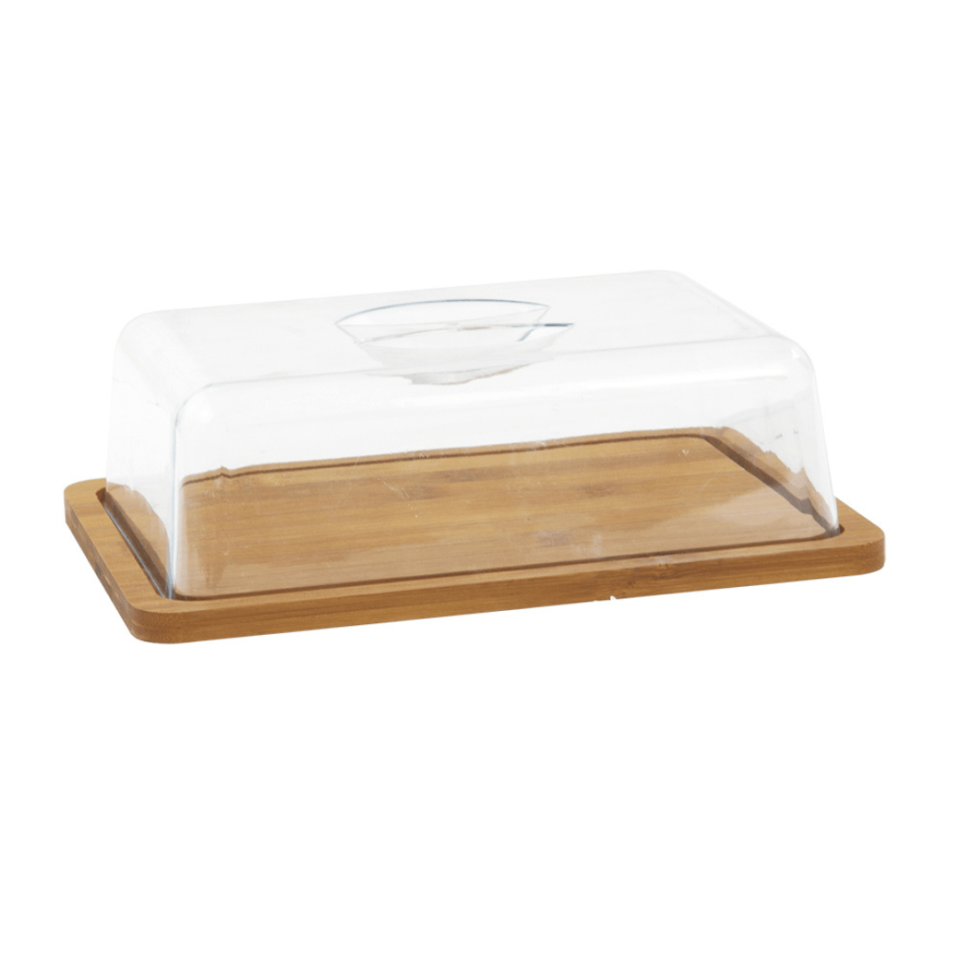Porta Frios em Bambu com Tampa Ecokitchen 24cm - Ela Decora