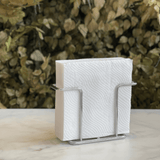 Porta Guardanapos Cromado - Ela Decora