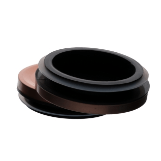 Porta Mantimento Redondo em Vidro Borossilicato com Tampa em Metal Rose Gold 1,8 Litros - Ela Decora