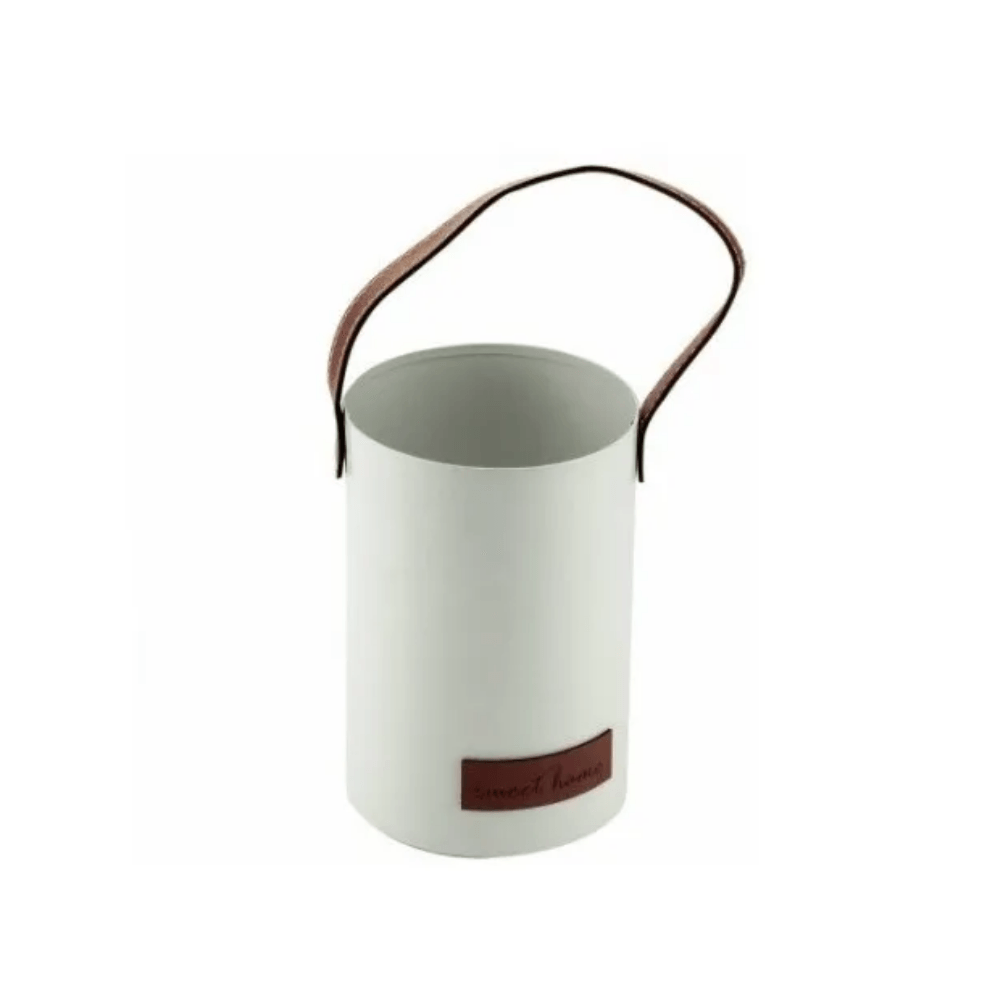 Porta Objetos Cachepot Talheres Sweet Home Branco Decorativo - Ela Decora