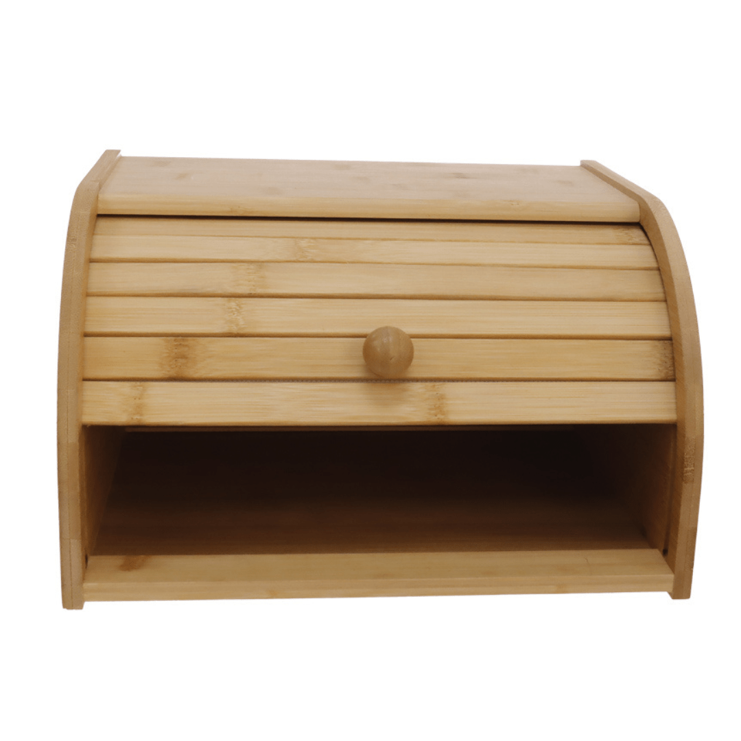 Porta Pão em Bambu 30cm - Ela Decora