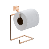 Porta Papel Higiênico Duplo para Caixa Acoplada Rose Gold - Ela Decora