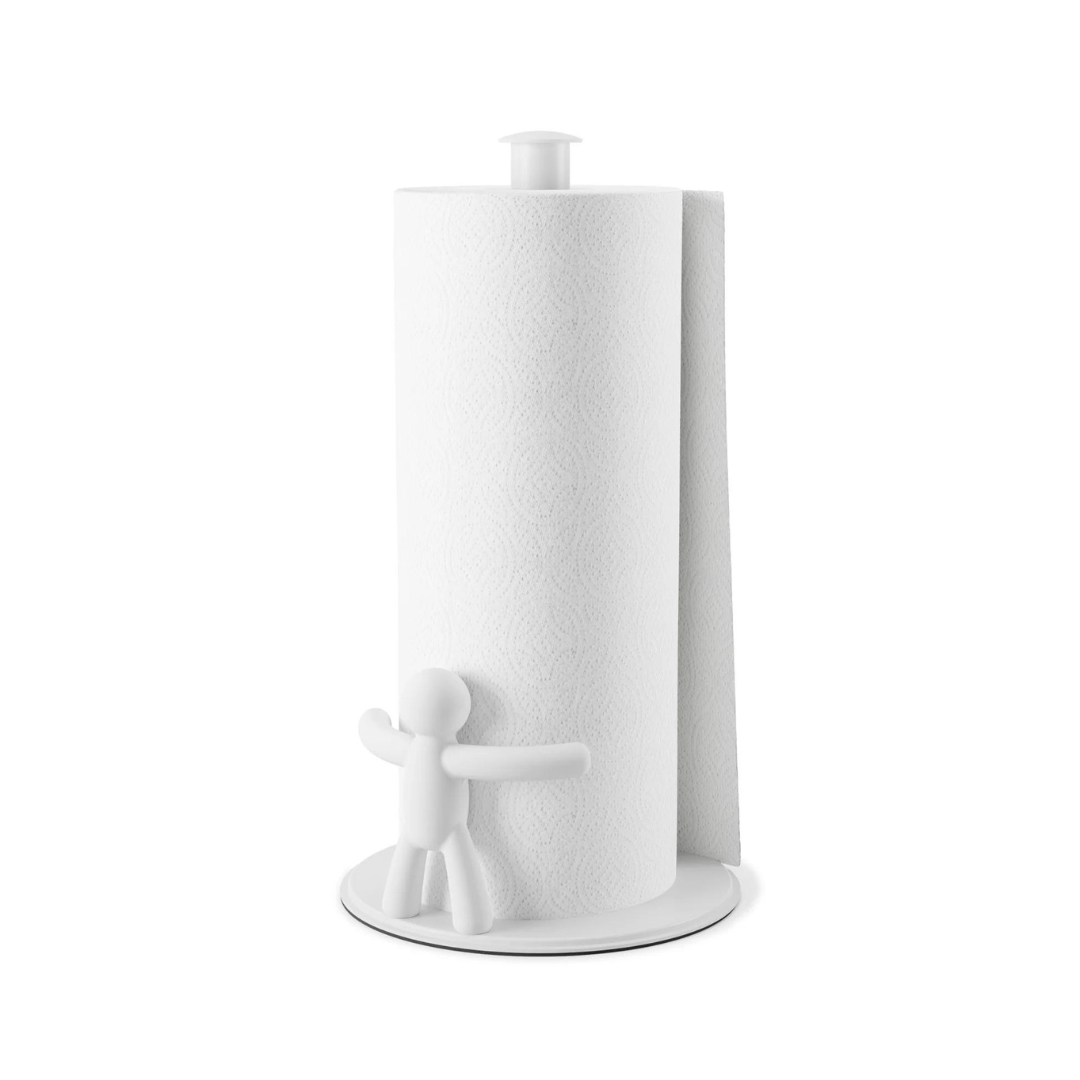 Porta Papel Toalha Buddy Branco - Ela Decora