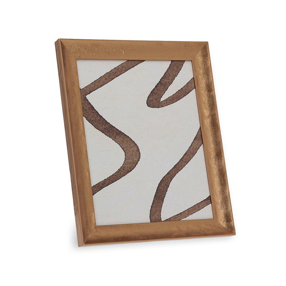 Porta Retrato em MDF Dourado Escuro 20x25cm - Ela Decora