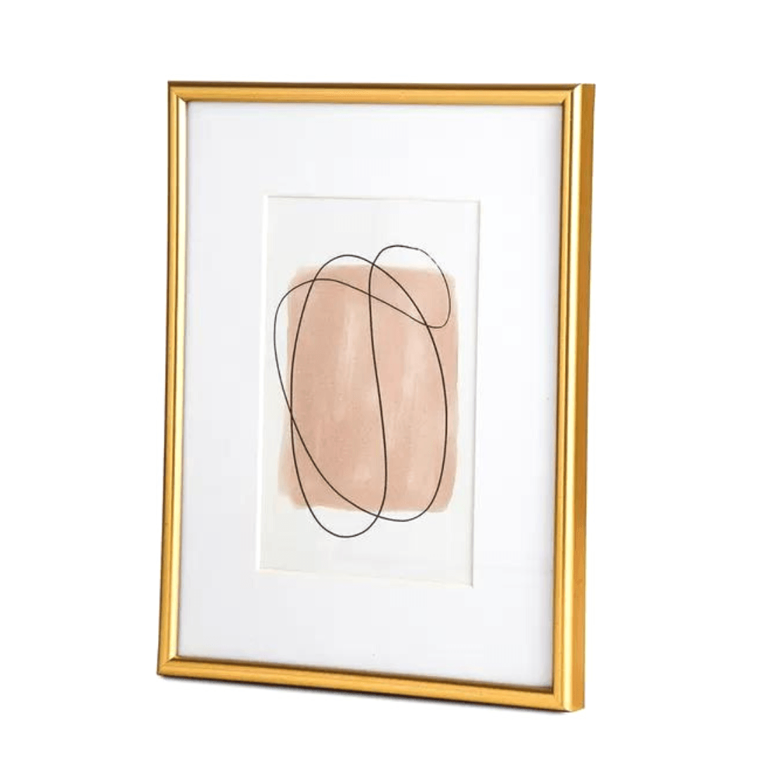 Porta Retrato em Metal Dourado 10x15 - Ela Decora