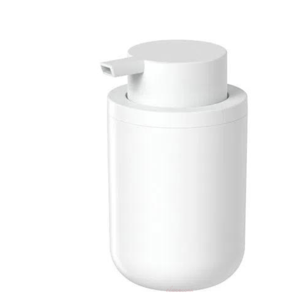 Porta Sabonete Liquido Bold Branco 300ml - Ela Decora