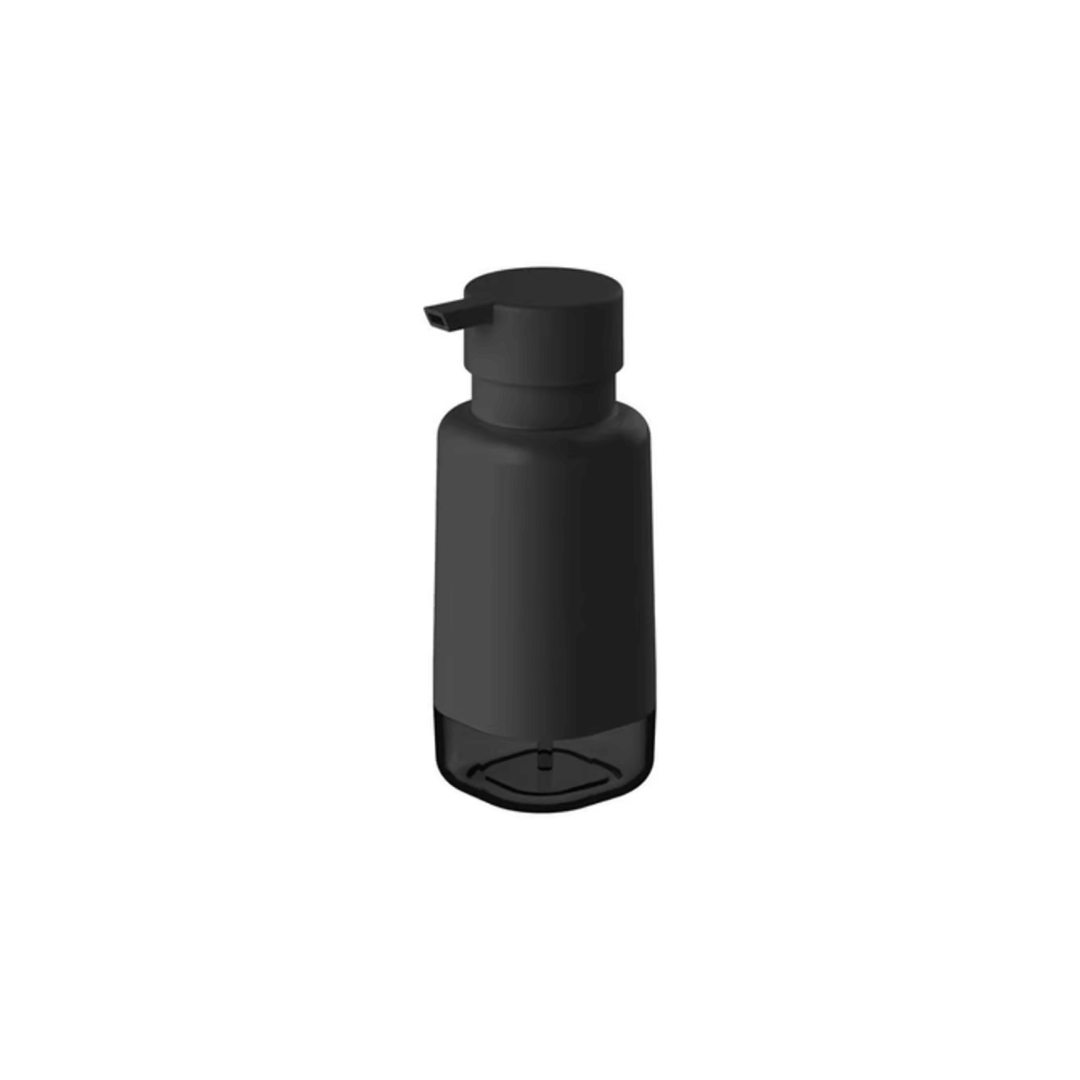 Porta Sabonete Liquido Dual Preto 500ml - Ela Decora