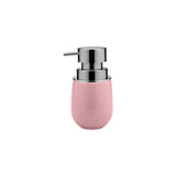 Porta Sabonete Líquido New Belly Cromo Rosa Quartz - 400ml - Ela Decora
