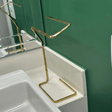 Porta Toalha de Bancada Dourado - Ela Decora