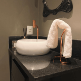 Porta Toalha de Bancada Rose Gold - Ela Decora