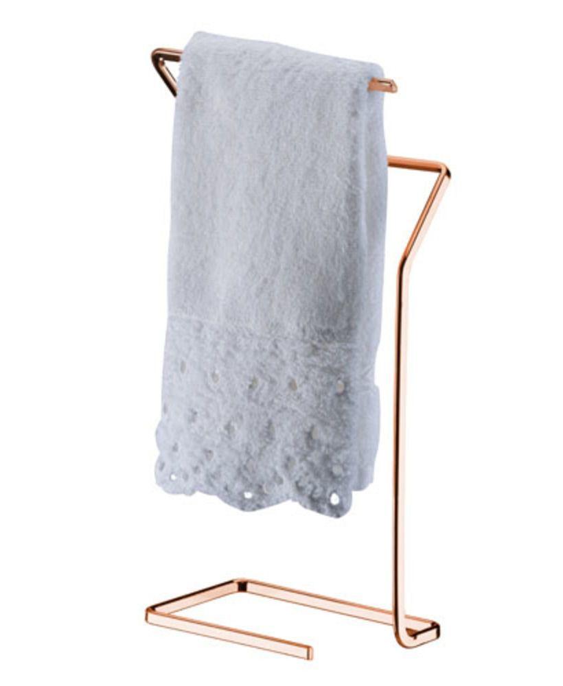Porta Toalha de Bancada Rose Gold - Ela Decora