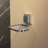 Porta Toalha de Rosto e Mãos 3M de Piatina Cromado 16cm - Ela Decora