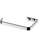 Porta Toalha de Rosto Piatina Aberto Fixação Parafuso 22cm Cromado - Ela Decora
