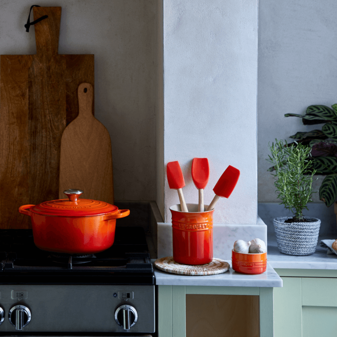 Porta Utensílios Clássico Laranja 1 Litro Le Creuset - Ela Decora