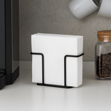 Porta Guardanapos Preto Fosco 13,5cm