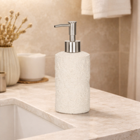 Porta Sabonete Liquido em Polirresina Branco 18,5cm